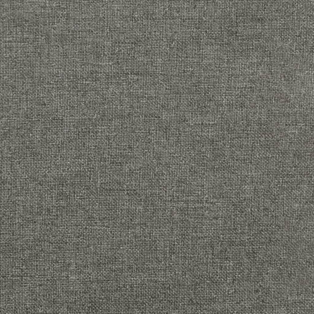 Garden bench cushion, dark grey, 120x50x7cm, fabric