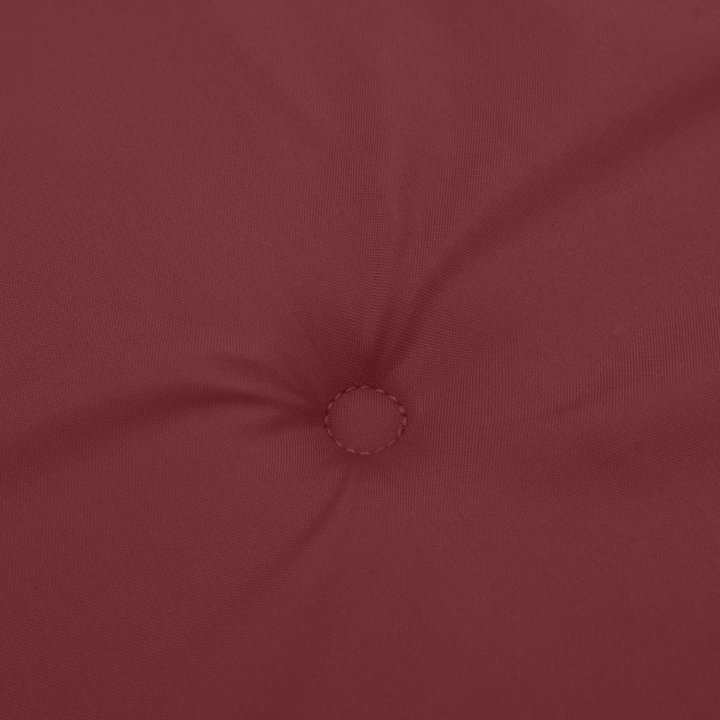 Garden bench cushion, wine red, 150x50x7cm, fabric