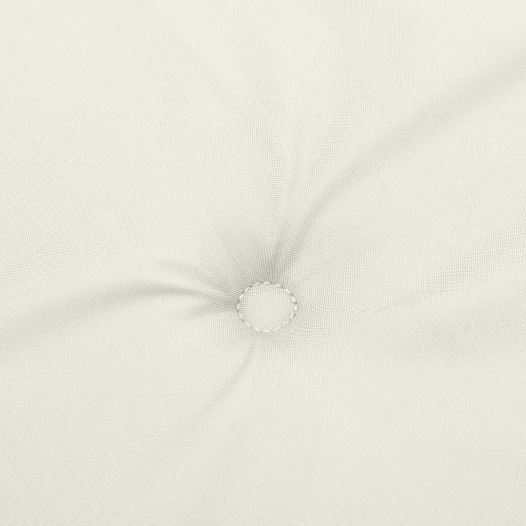Dārza soliņa spilvens, krēmkrāsas, 180x50x7cm, audums