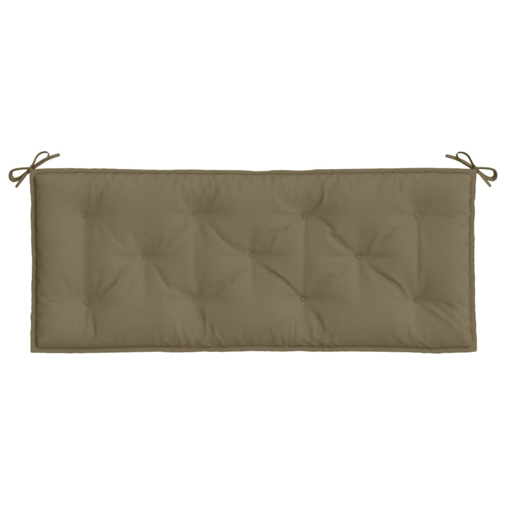 Sodo suoliuko pagalvėlės, 2vnt., taupe, 120x50x7cm, audinys