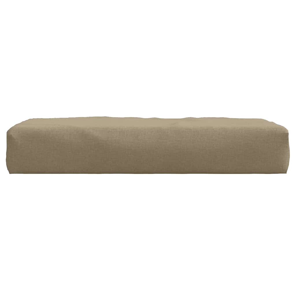 Paletės pagalvėlė, taupe spalvos mišinys, 60x60x9,5cm, audinys