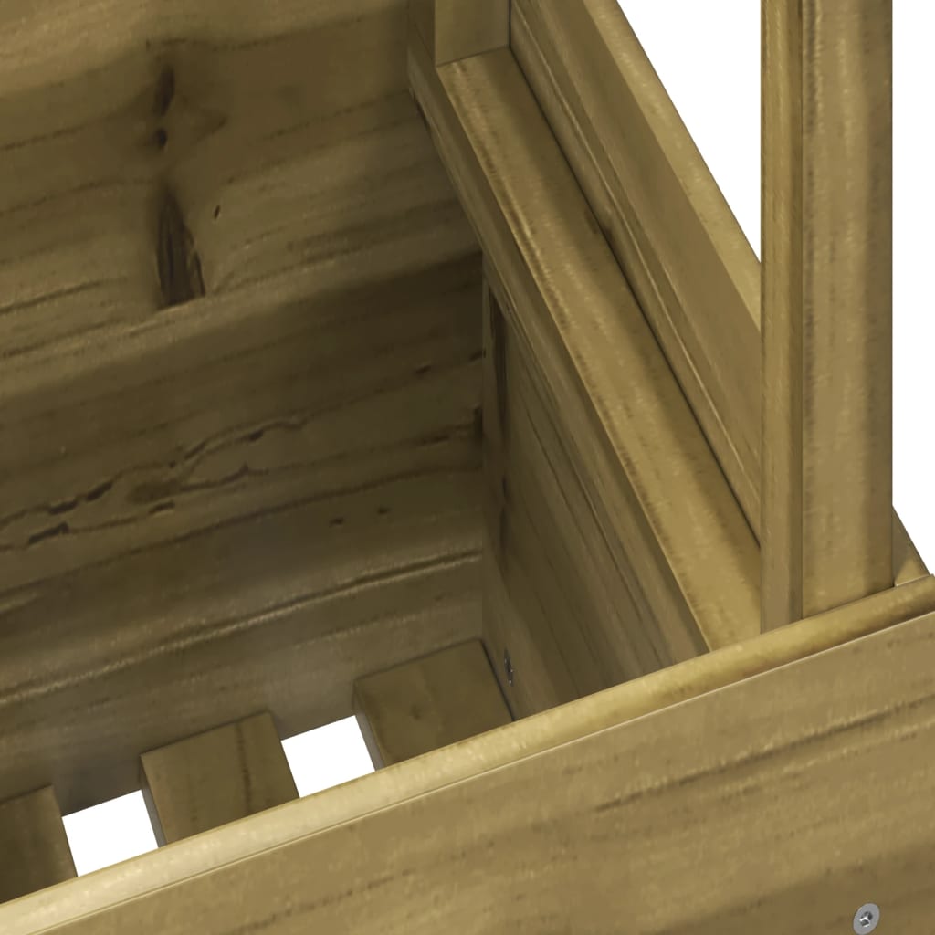 Sodo stalas, 100x50x75cm, impregnuota pušies mediena
