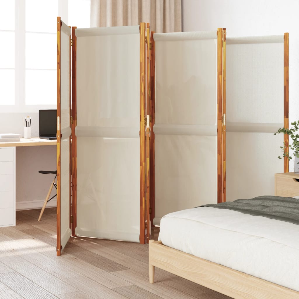 Kambario pertvara, 6 segmentai, šviesiai pilka, 420x180cm