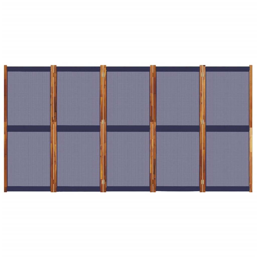 Kambario pertvara, 5 segmentai, tamsiai mėlyna, 350x180cm