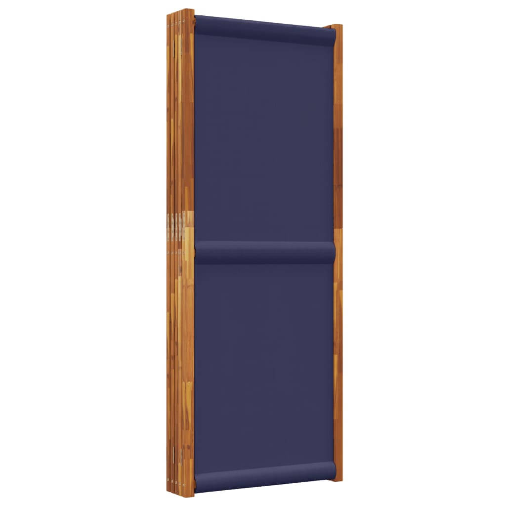 Kambario pertvara, 5 segmentai, tamsiai mėlyna, 350x180cm