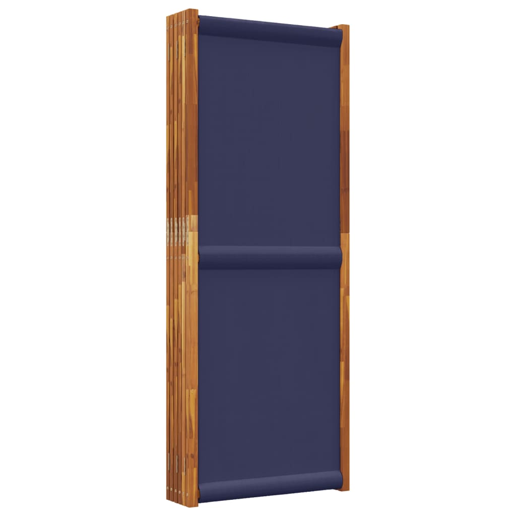 Kambario pertvara, 6 segmentai, tamsiai mėlyna, 420x180cm