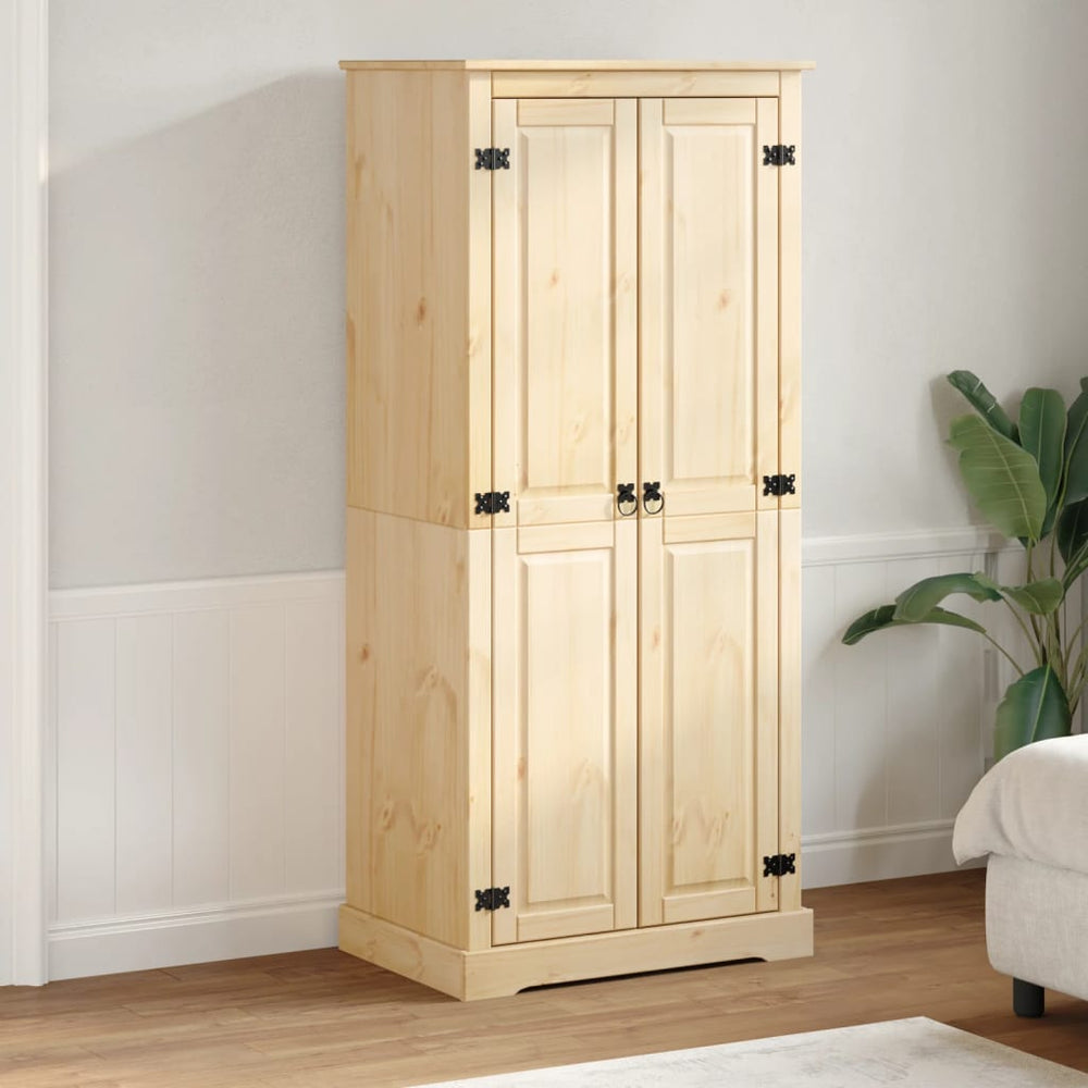 Corona wardrobe, 76x50x170cm, solid pine wood