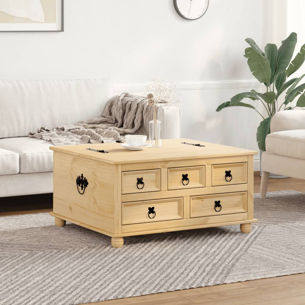 Storage chest Corona, 90x78x45cm, solid pine wood