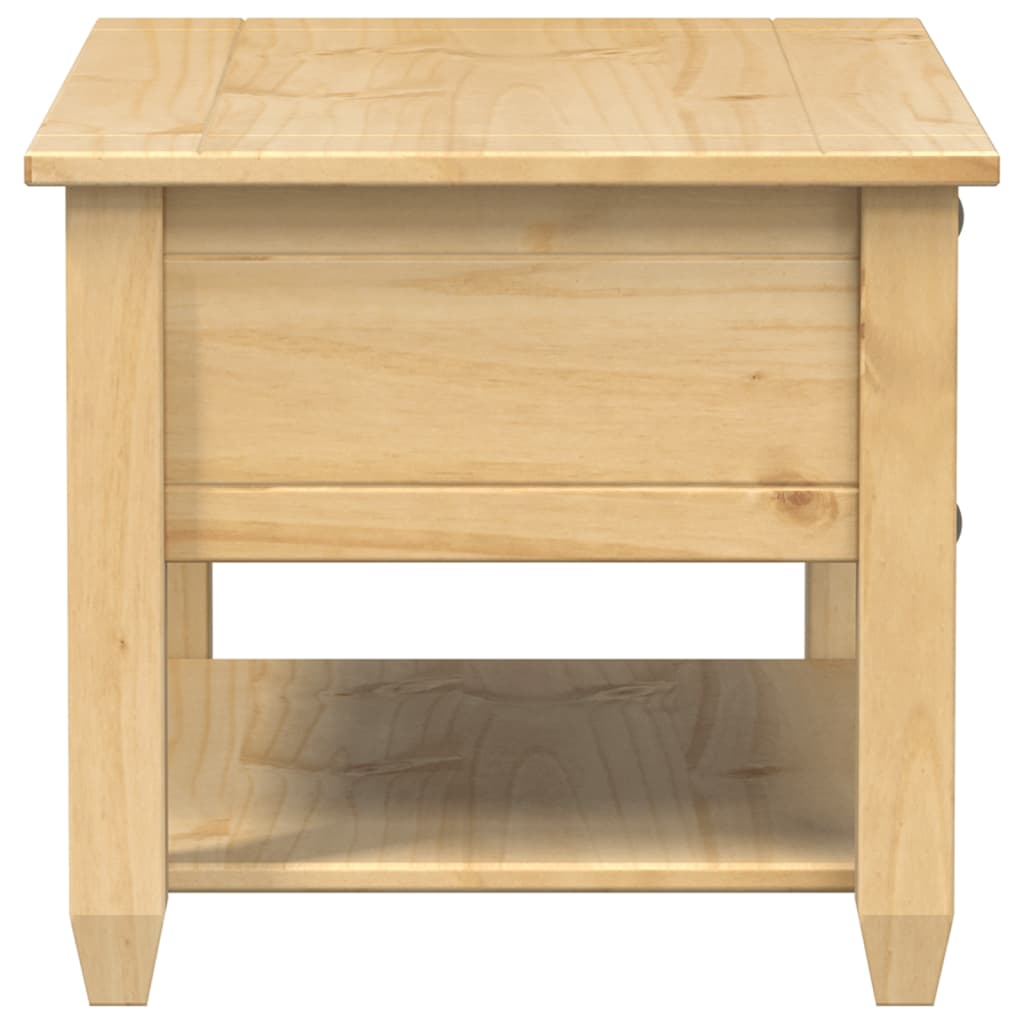Corona coffee table with drawers, 85x50x45cm, solid pine