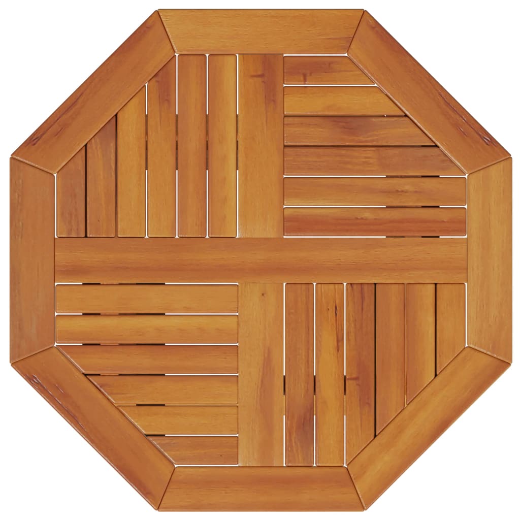 Foldable garden table, 60x75cm, solid acacia wood