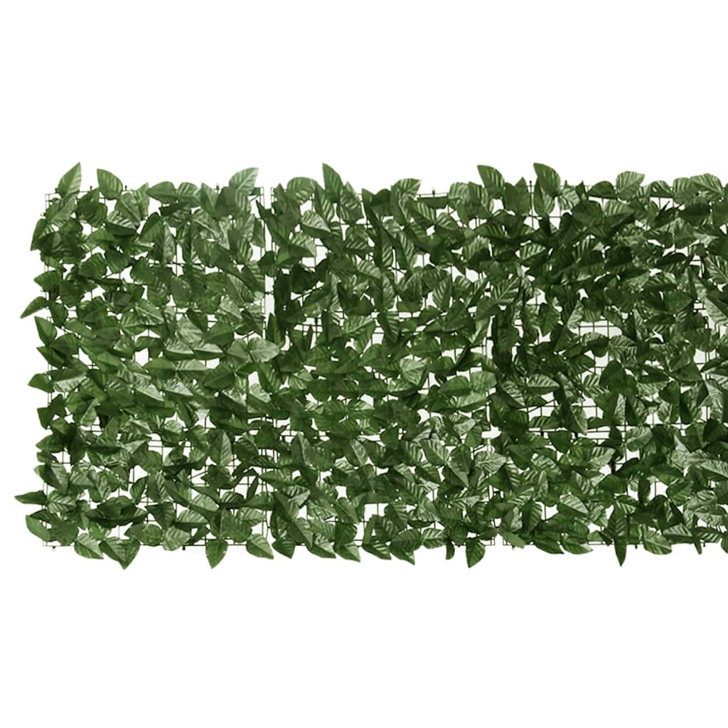 Balkona sietiņš, 200x75cm, ar tumši zaļām lapām