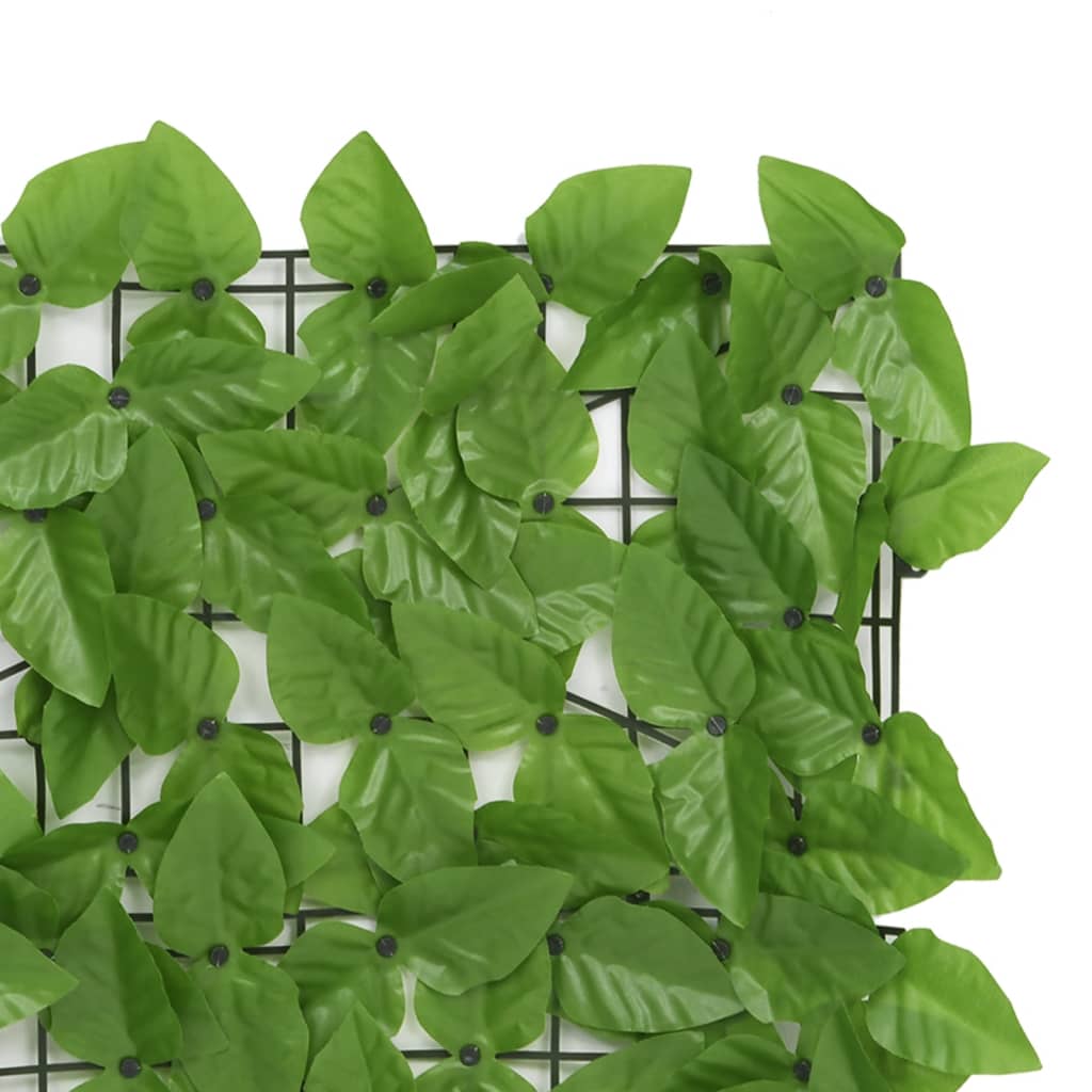 Balcony screen with green leaves, 200x75cm