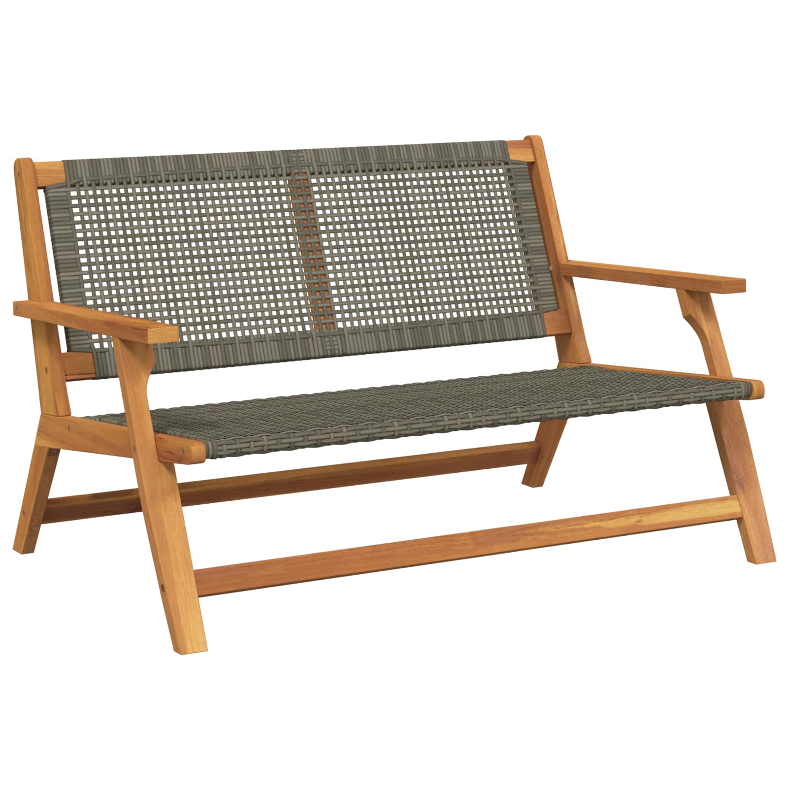 Sodo baldai Pilka 122 x 78 x 73 cm Kietos akacijos mediena
