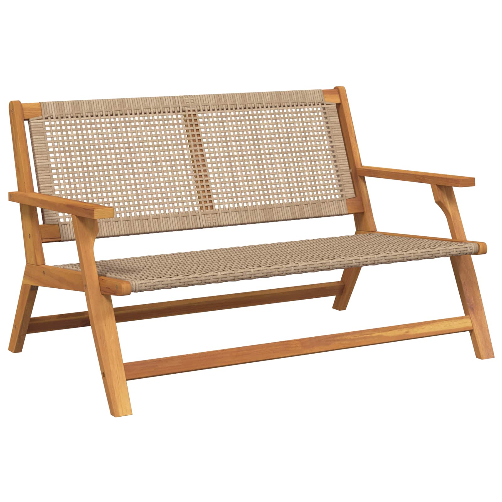 Sodo baldai Smėlio 122 x 78 x 73 cm Kietos akacijos mediena