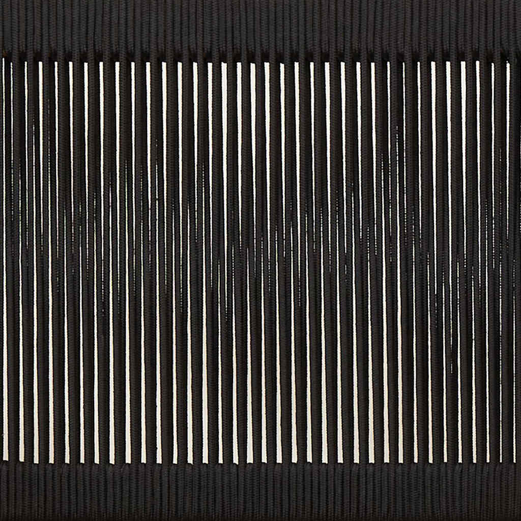 Juodas sodo suolas 76x122x73 cm iš kietos akacijos medienos