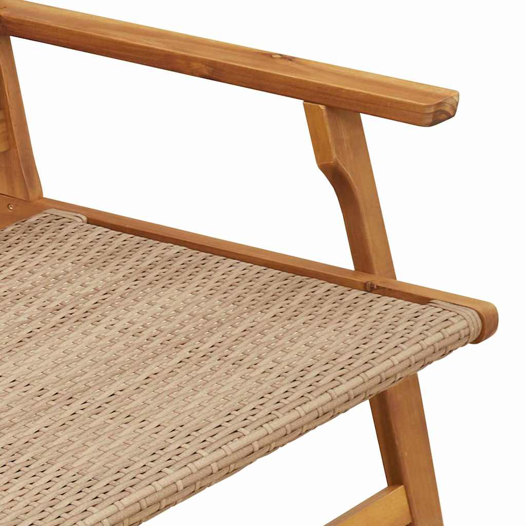Sodo baldai 2 pcs Smėlio 67 x 78 x 73 cm