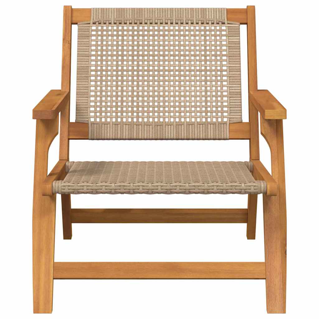 Sodo baldai 2 pcs Smėlio 67 x 78 x 73 cm