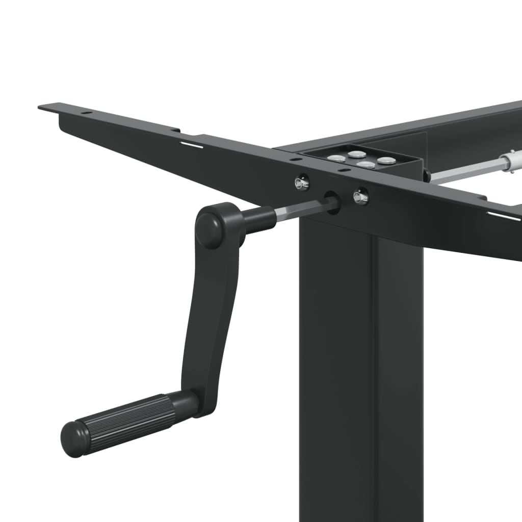 Rašomojo stalo rėmas, juodas, (94–135)x60x(70–114)cm, plienas