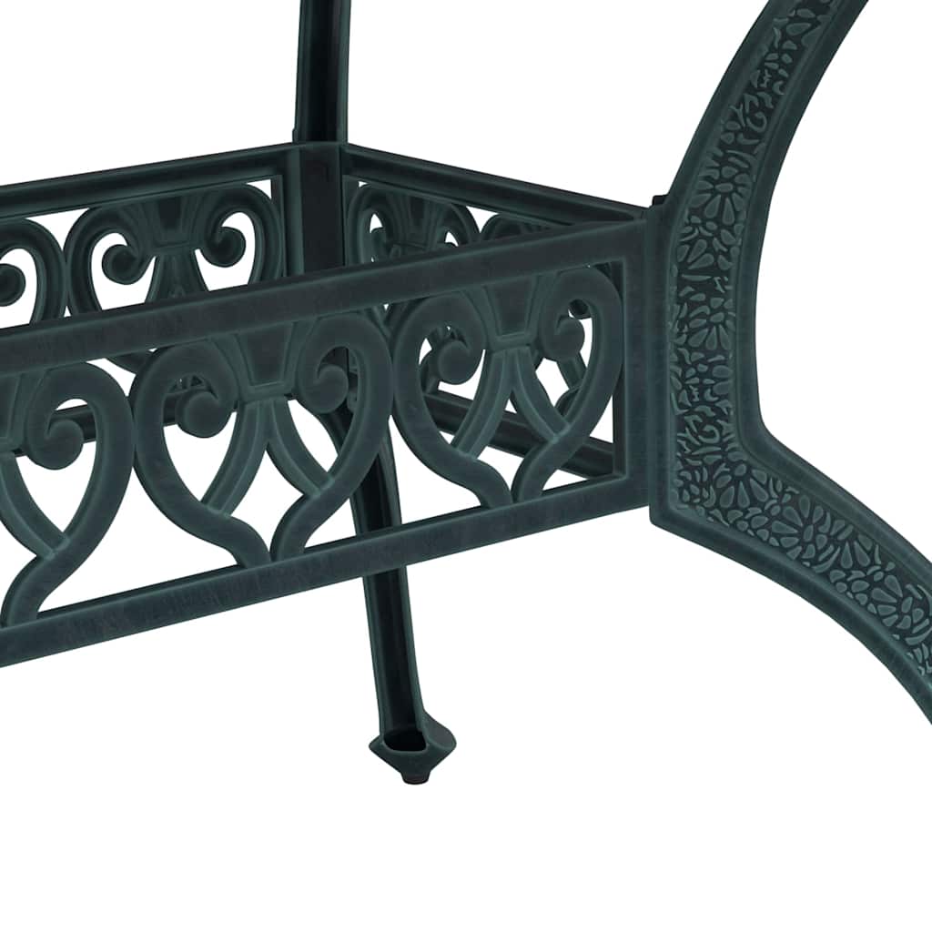 Sodo stalas Žalia 150 x 90 x 72 cm Aliuminis