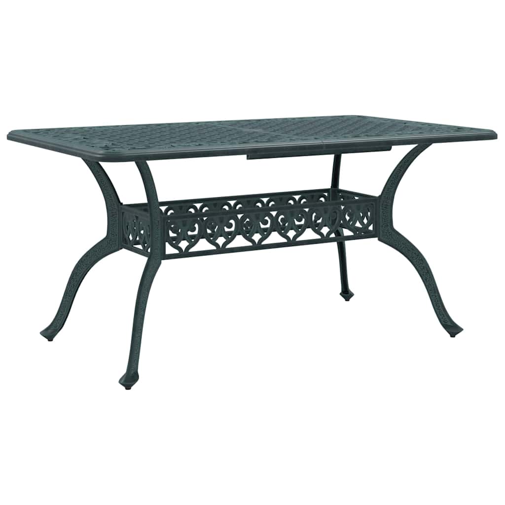 Sodo stalas Žalia 150 x 90 x 72 cm Aliuminis