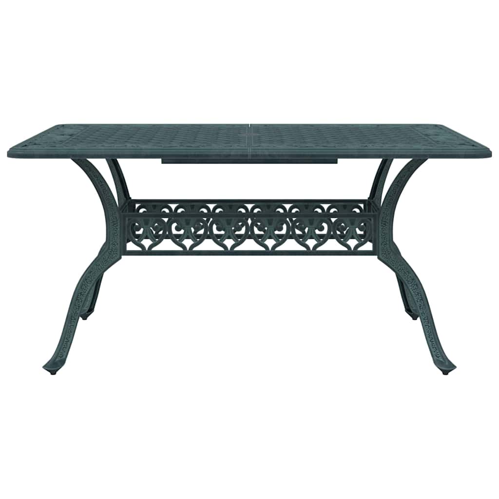 Sodo stalas Žalia 150 x 90 x 72 cm Aliuminis