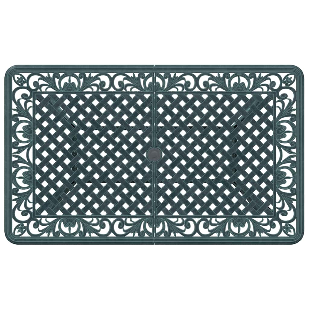 Sodo stalas Žalia 150 x 90 x 72 cm Aliuminis