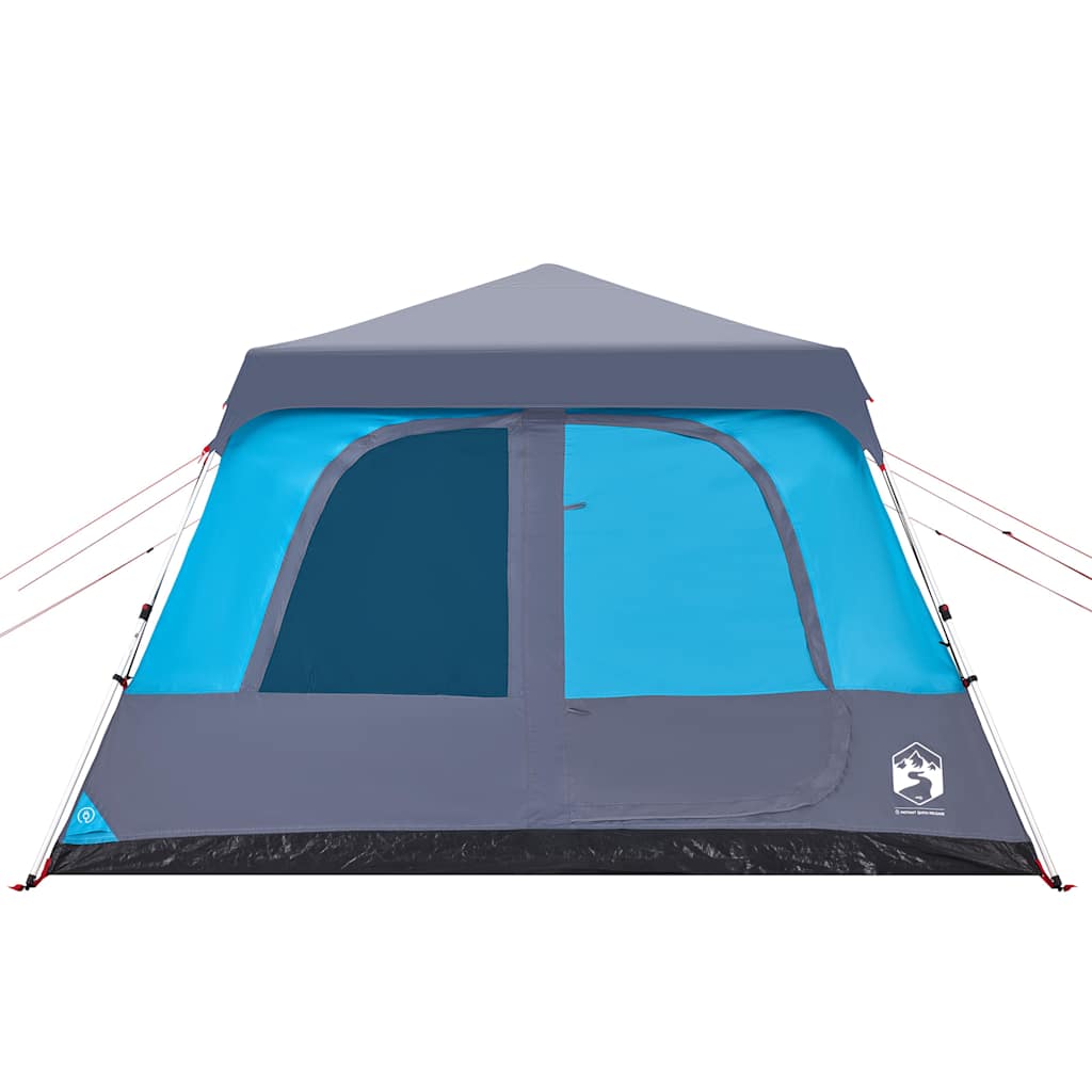 Family tent, blue, 10 person, dome, quick release