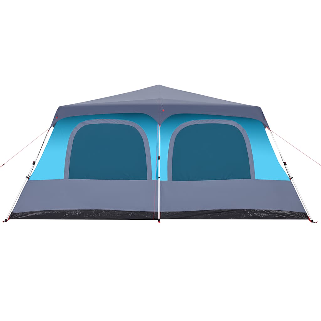 Family tent, blue, 10 person, dome, quick release