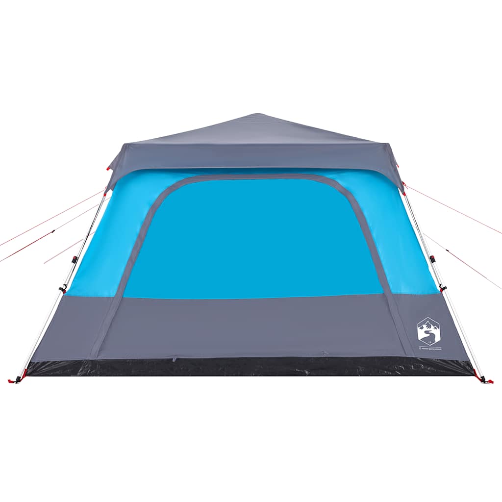 Family tent, blue, 10 person, dome, quick release