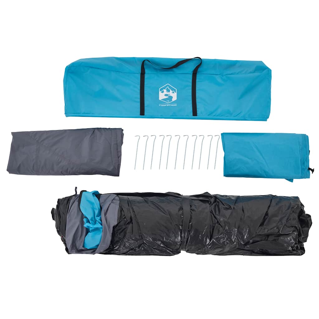 Family tent, blue, 10 person, dome, quick release