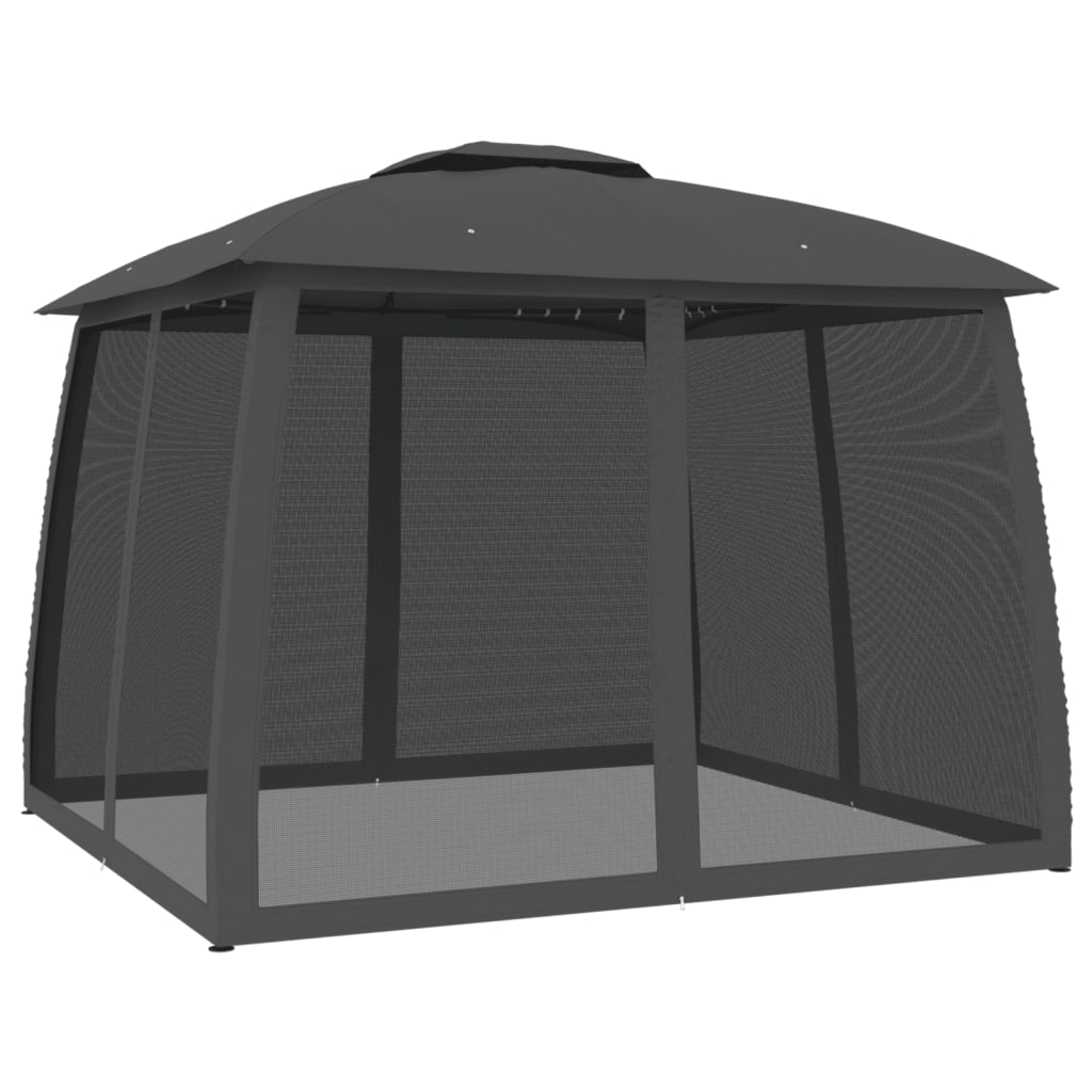 Gazebo with Roof XANDER, anthracite, 2.93x2.93m