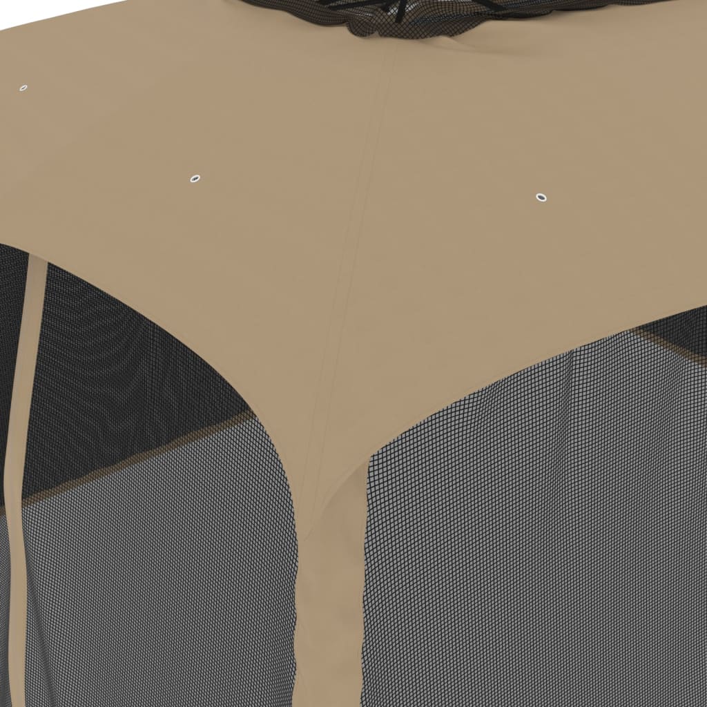 Pavėsinė su stogu XANDER, taupe, 3,93x2,93m