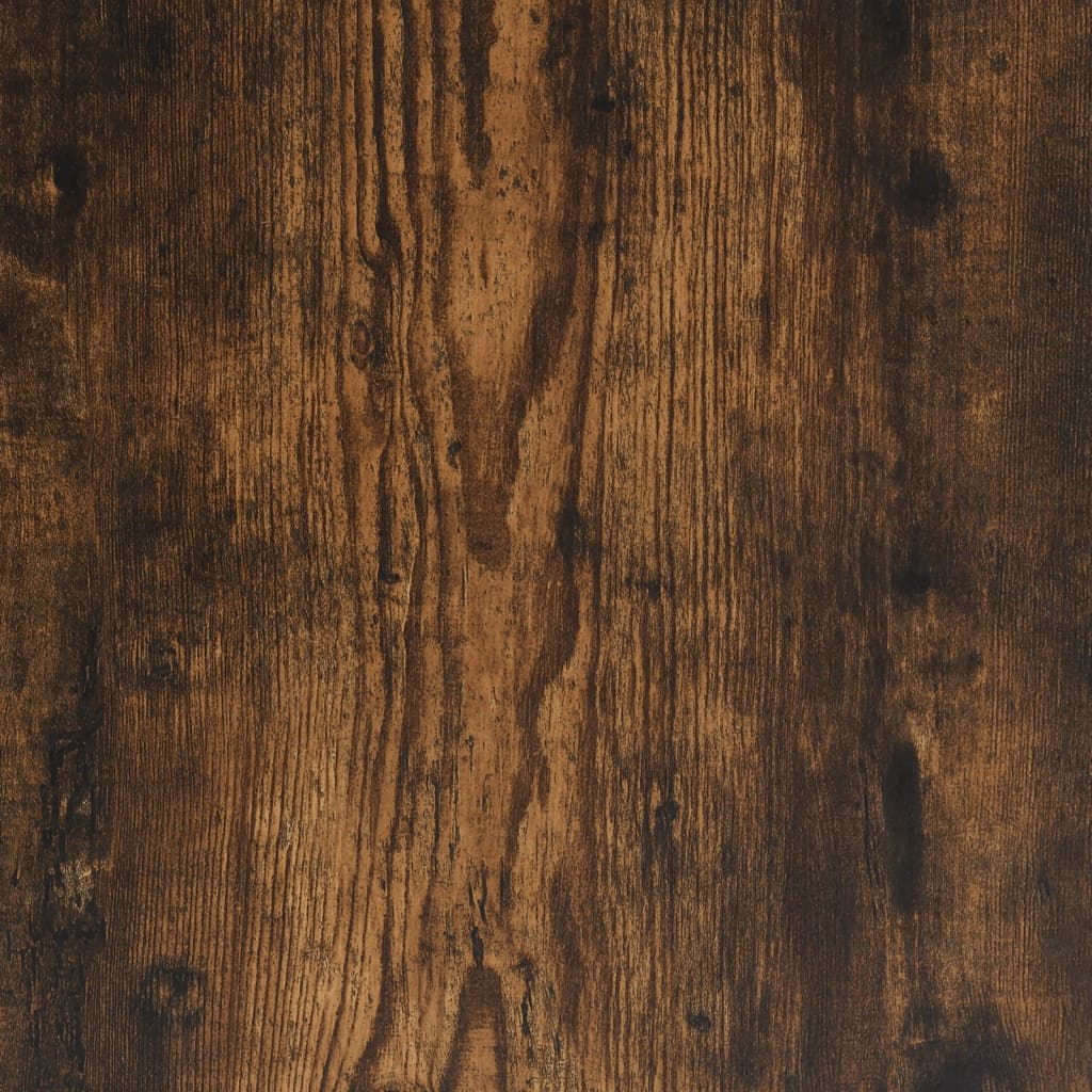 Rašomasis stalas, dūminio ąžuolo, 140x50x75cm, metalas/mediena