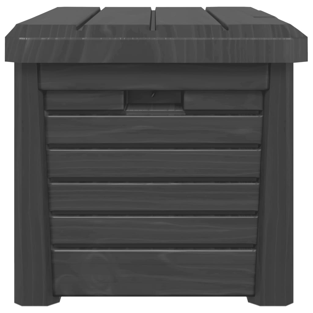 Outdoor cushion box, anthracite, 73x50.5x46.5cm, PP