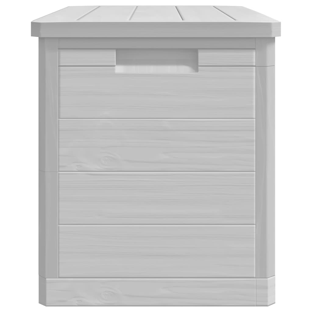 Outdoor storage box for cushions, gray, 77.5x44.5x53cm, PP