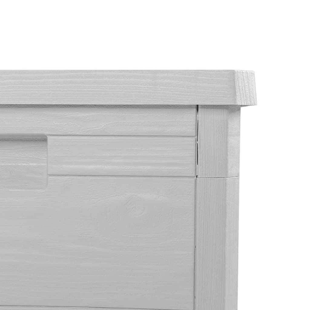 Outdoor storage box for cushions, gray, 77.5x44.5x53cm, PP