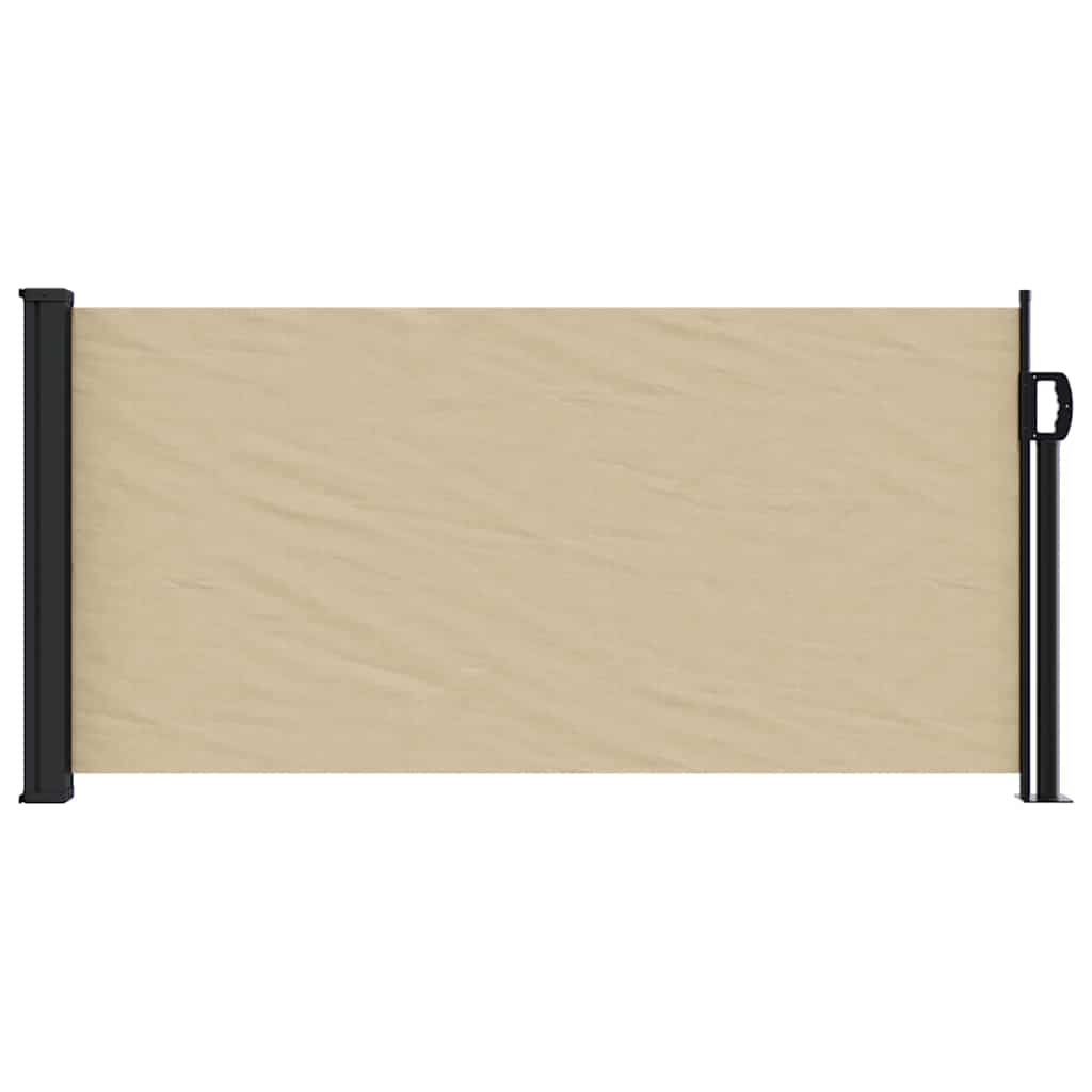 Retractable side awning, sand, 100x300cm
