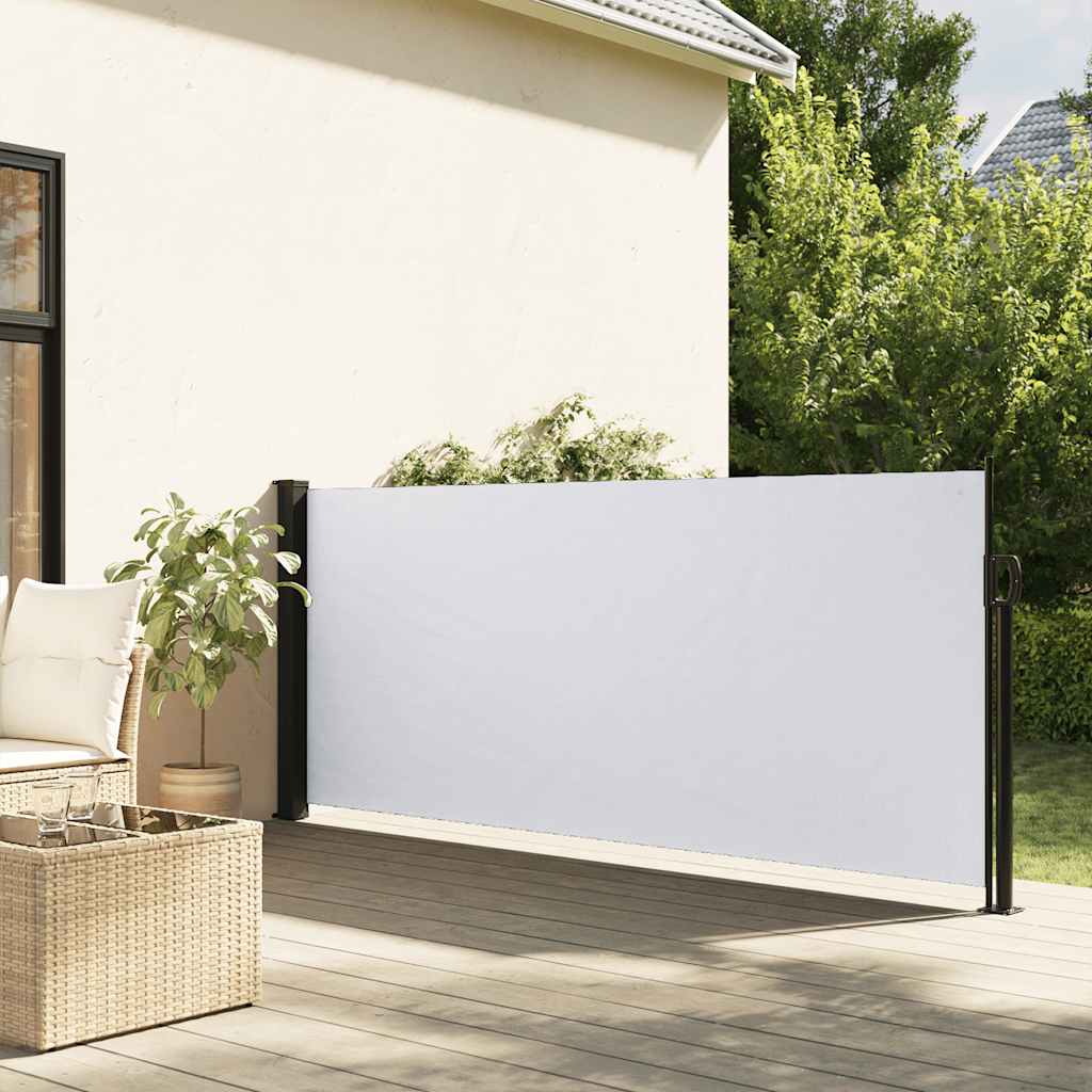Izvelkama sāna markīze, baltā krāsā, 100x300cm
