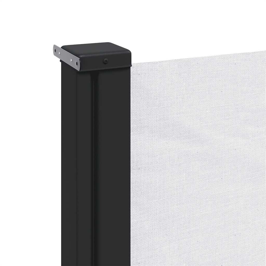 Ištraukiama šoninė markizė, baltos spalvos, 117x300cm