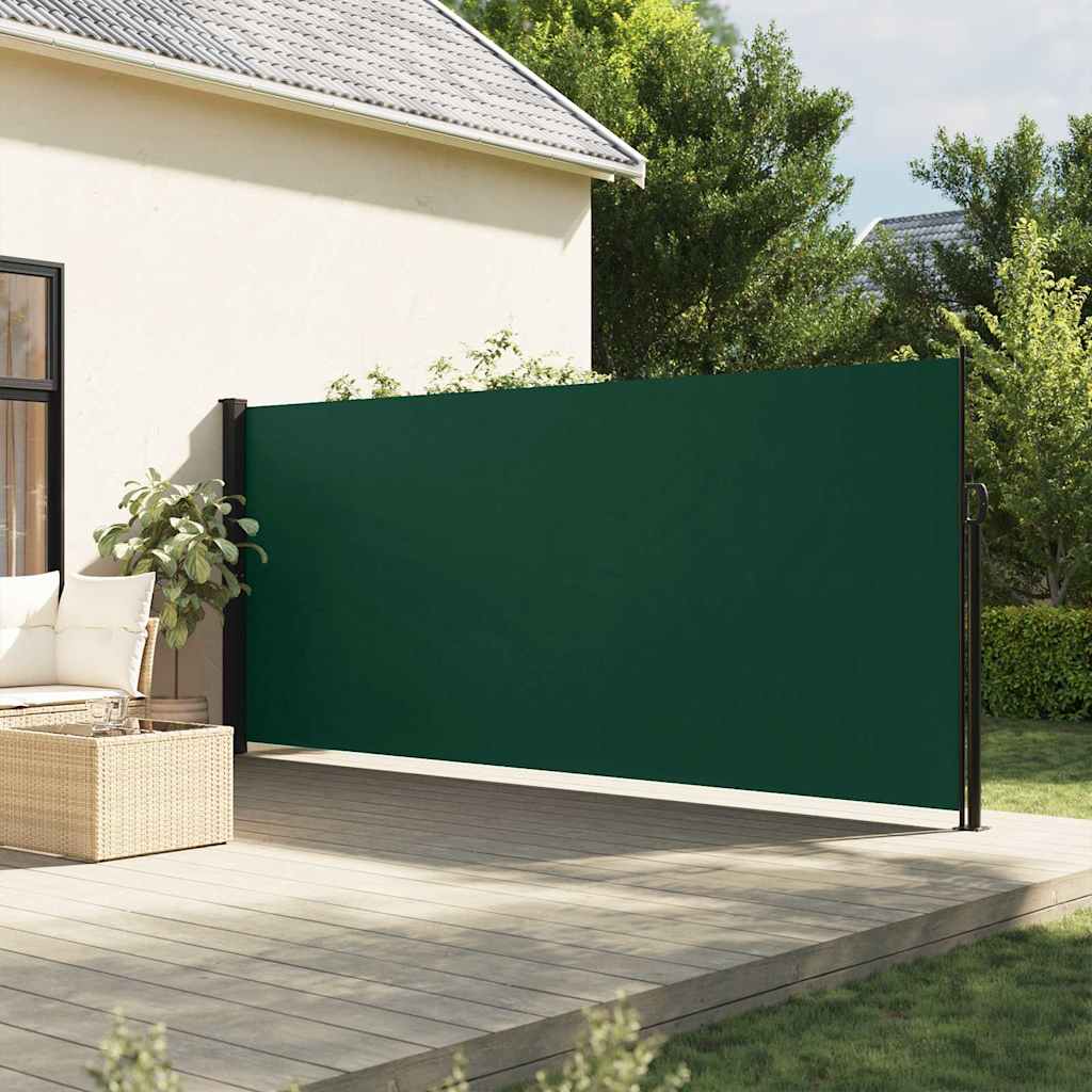 Ištraukiama šoninė markizė, tamsiai žalios spalvos, 180x300cm