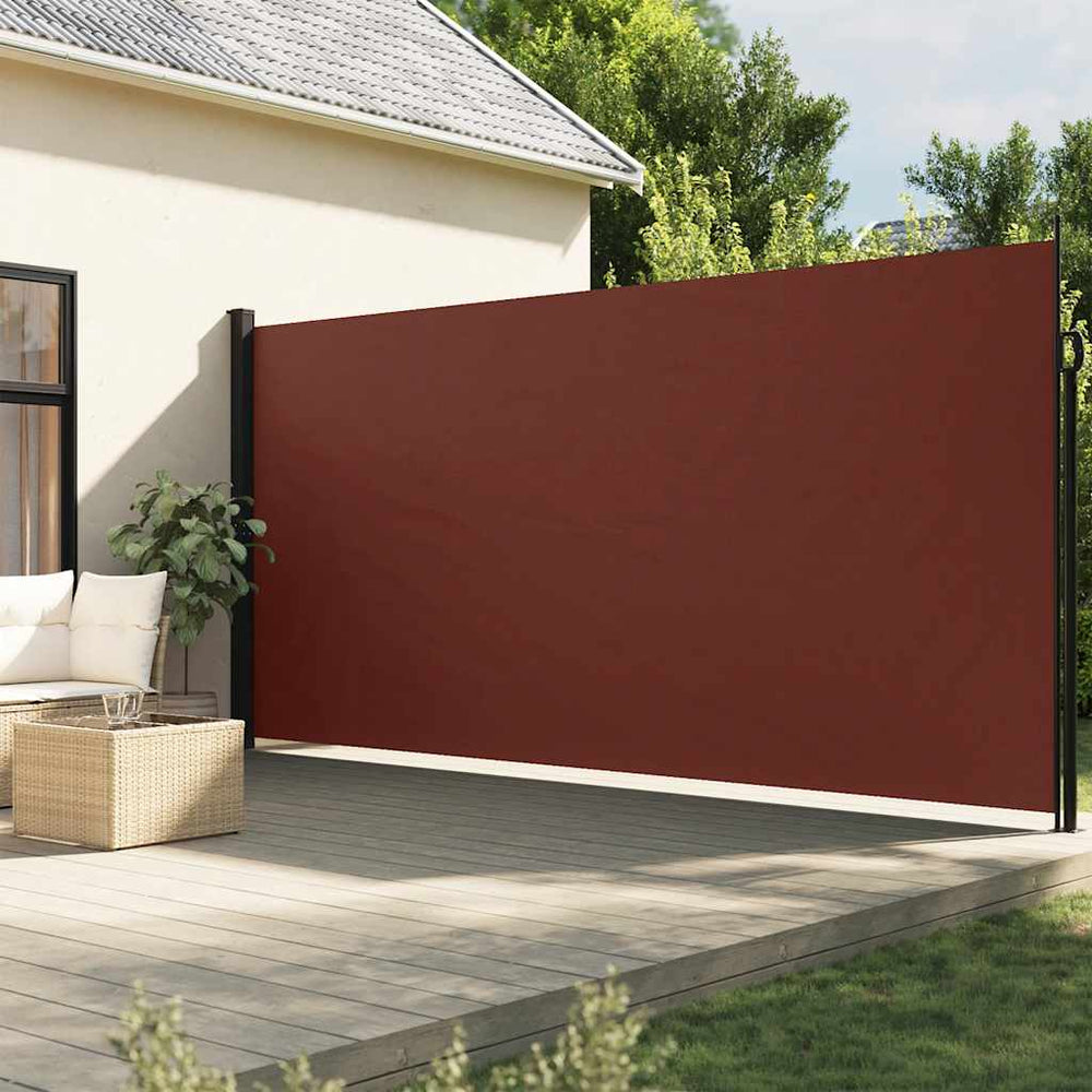 Ištraukiama šoninė markizė, rudos spalvos, 200x300cm