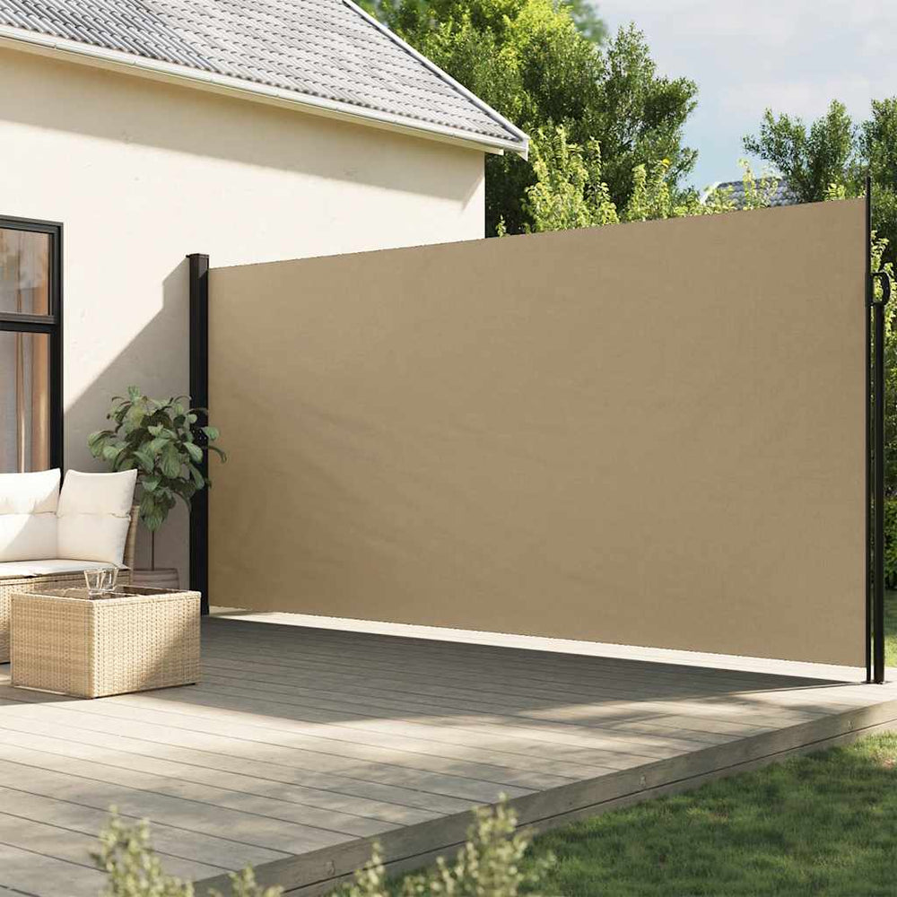 Ištraukiama šoninė markizė, smėlio spalvos, 200x300cm