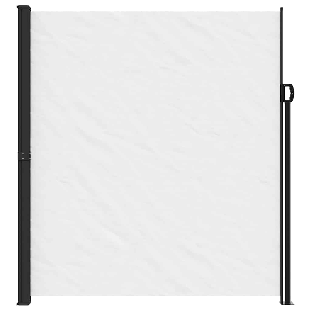 Retractable side awning, white, 220x300cm