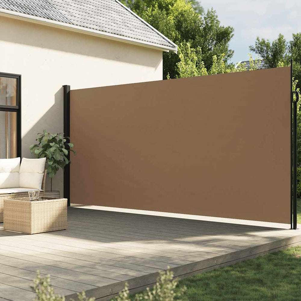 Ištraukiama šoninė markizė, taupe spalvos, 220x300cm