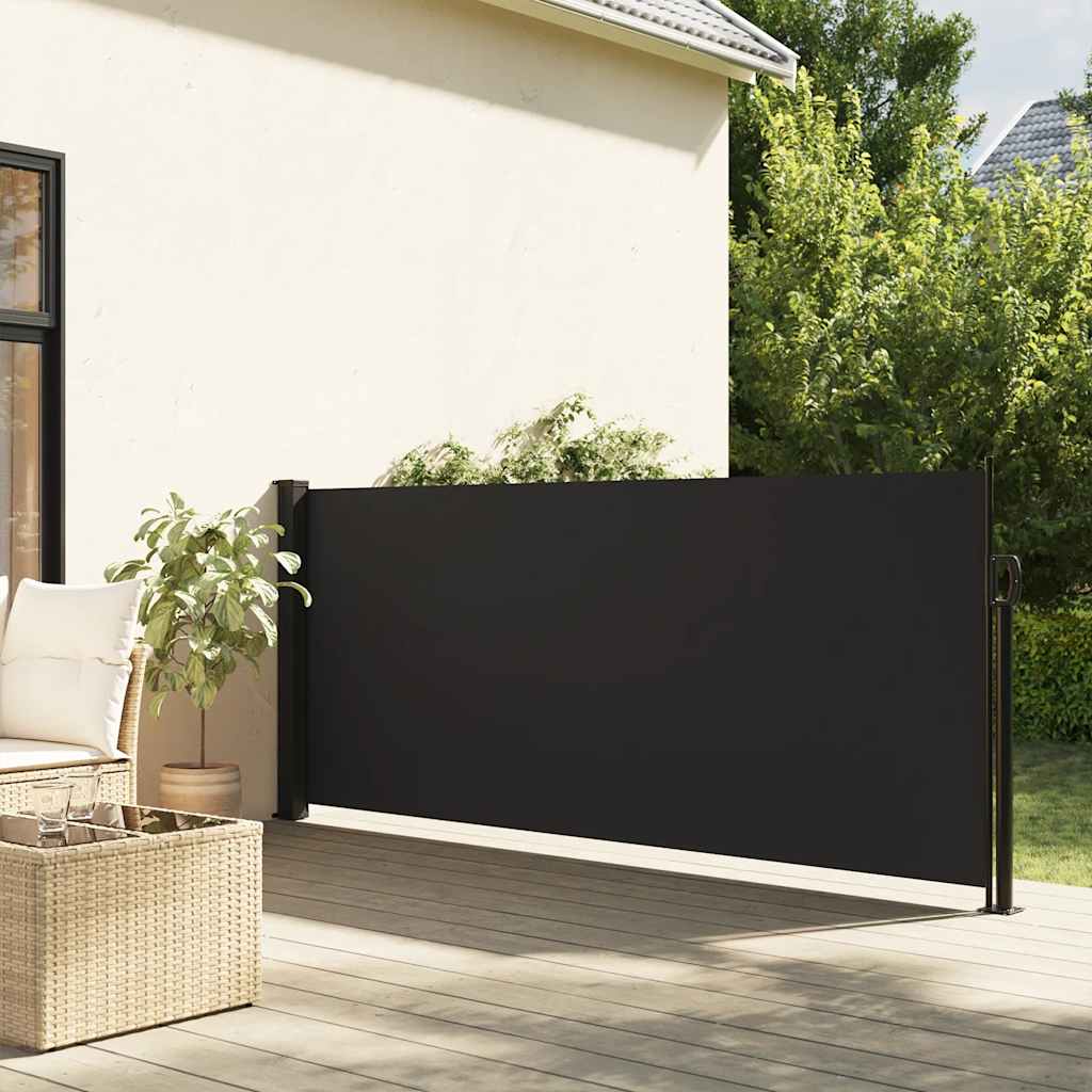 Izvelkams sānu marķīze, melns, 120x500cm