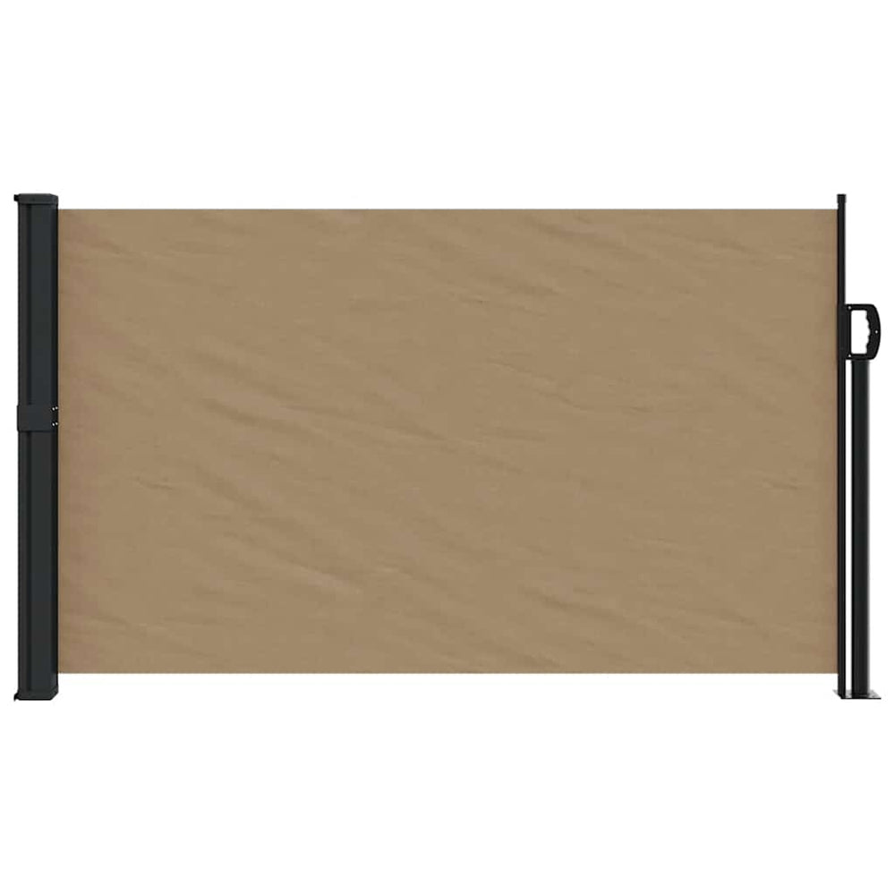 Ištraukiama šoninė markizė, taupe spalvos, 120x500cm