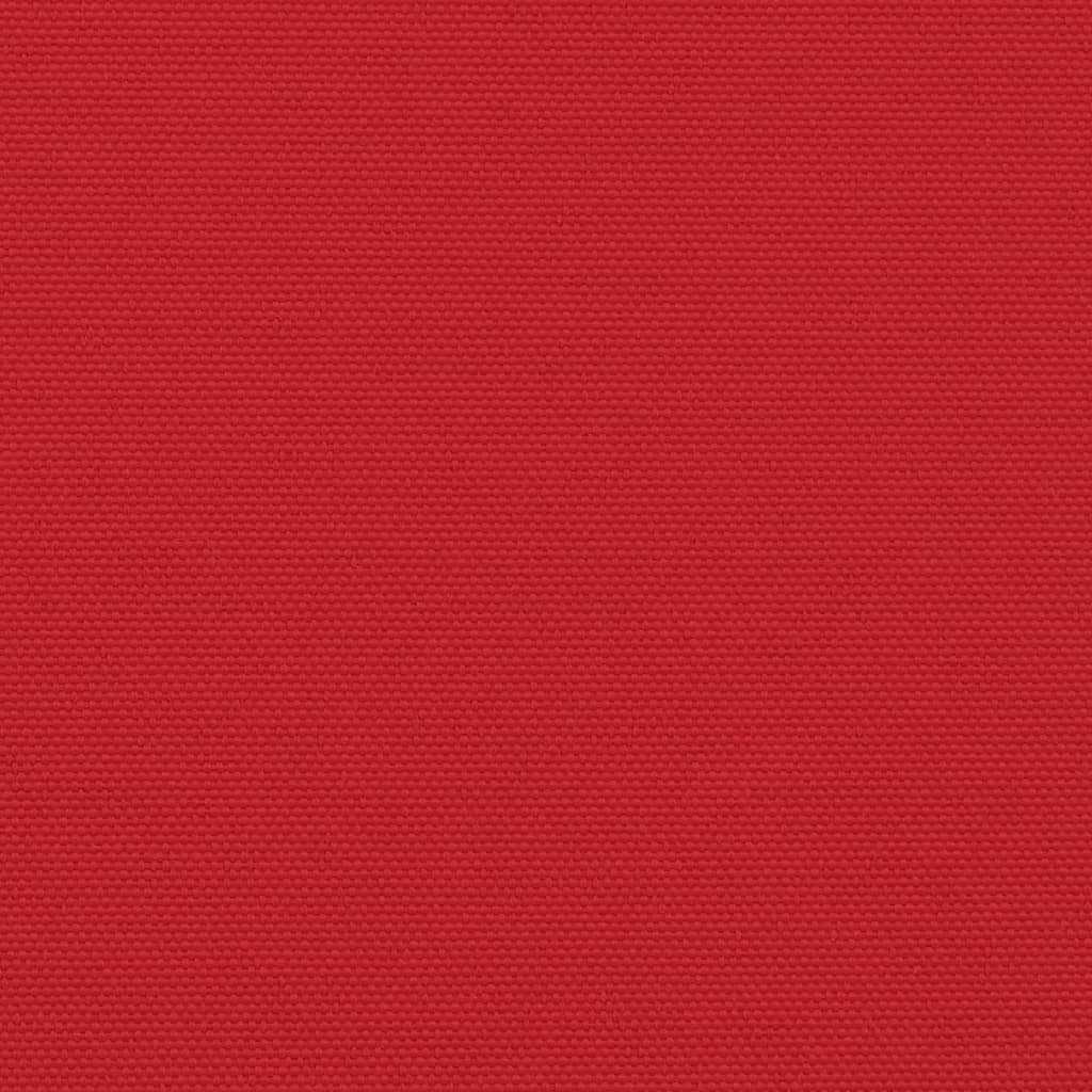 Ištraukiama šoninė markizė, raudonos spalvos, 140x500cm