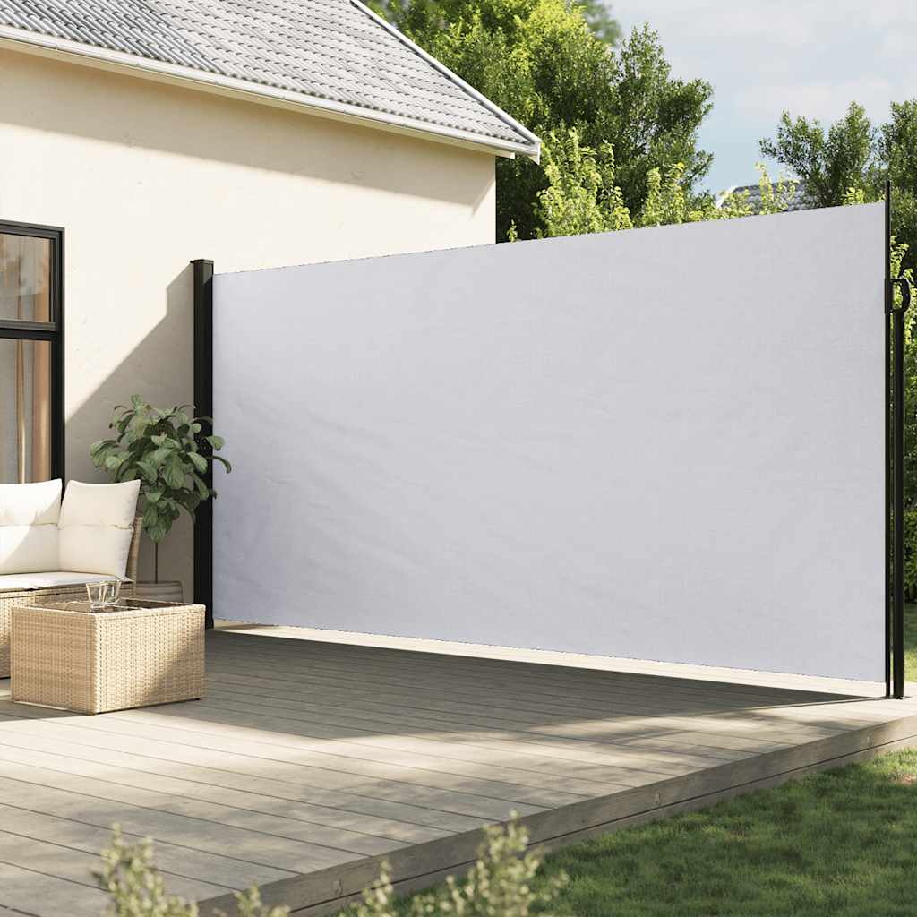 Izvelkamais sānu marķīzs, balts, 200x500cm