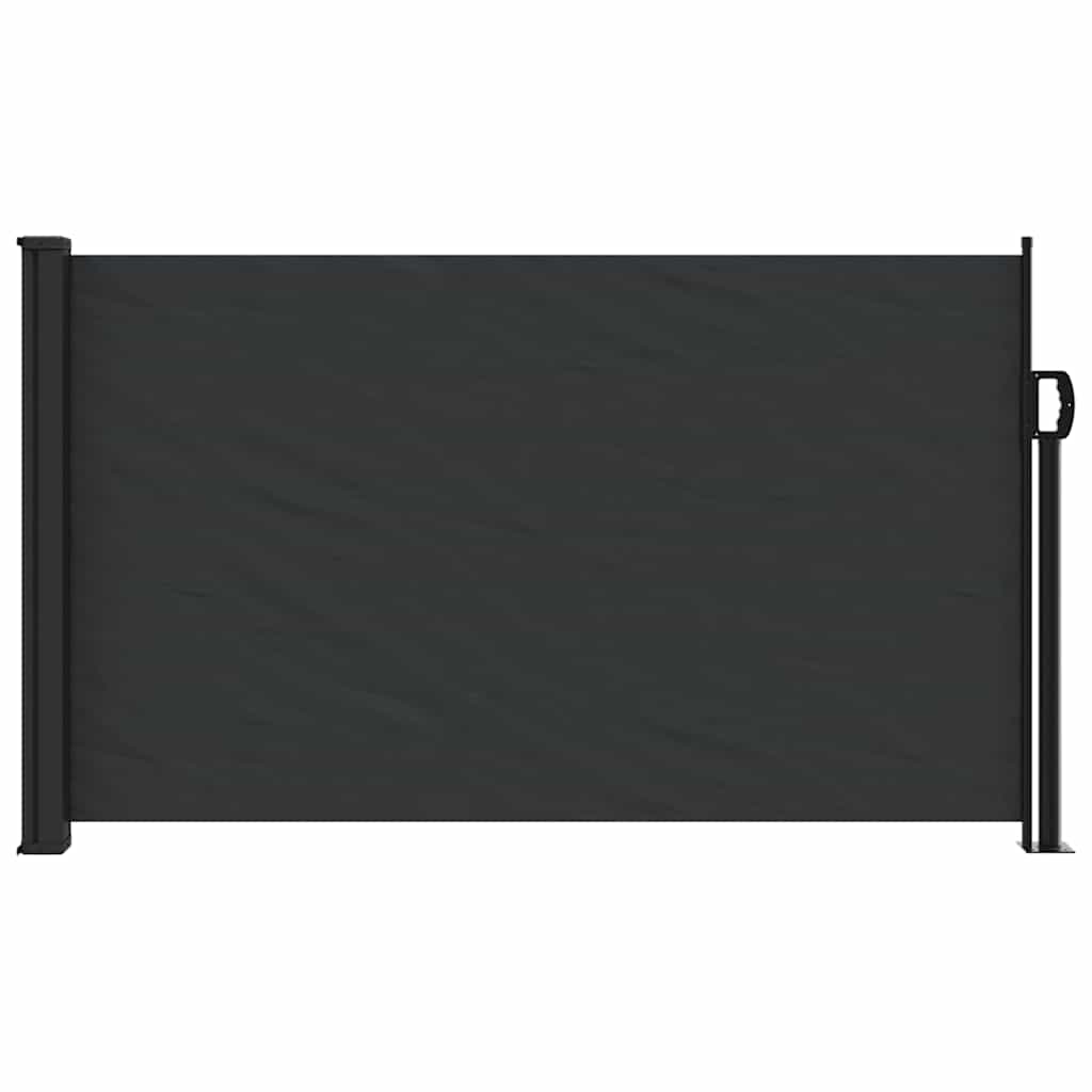 Izvelkams sānu nodalījums, melns, 120x600cm