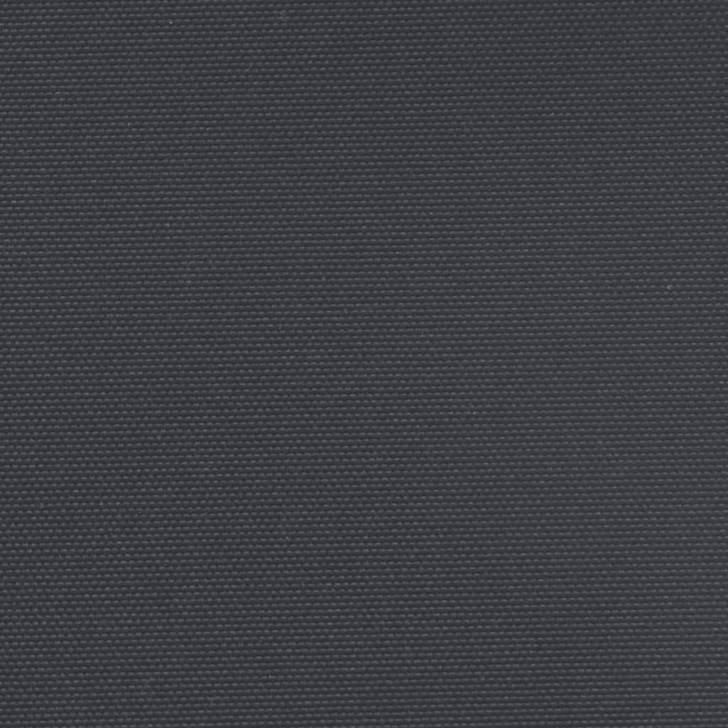 Ištraukiama šoninė pertvara, juodos spalvos, 140x600cm
